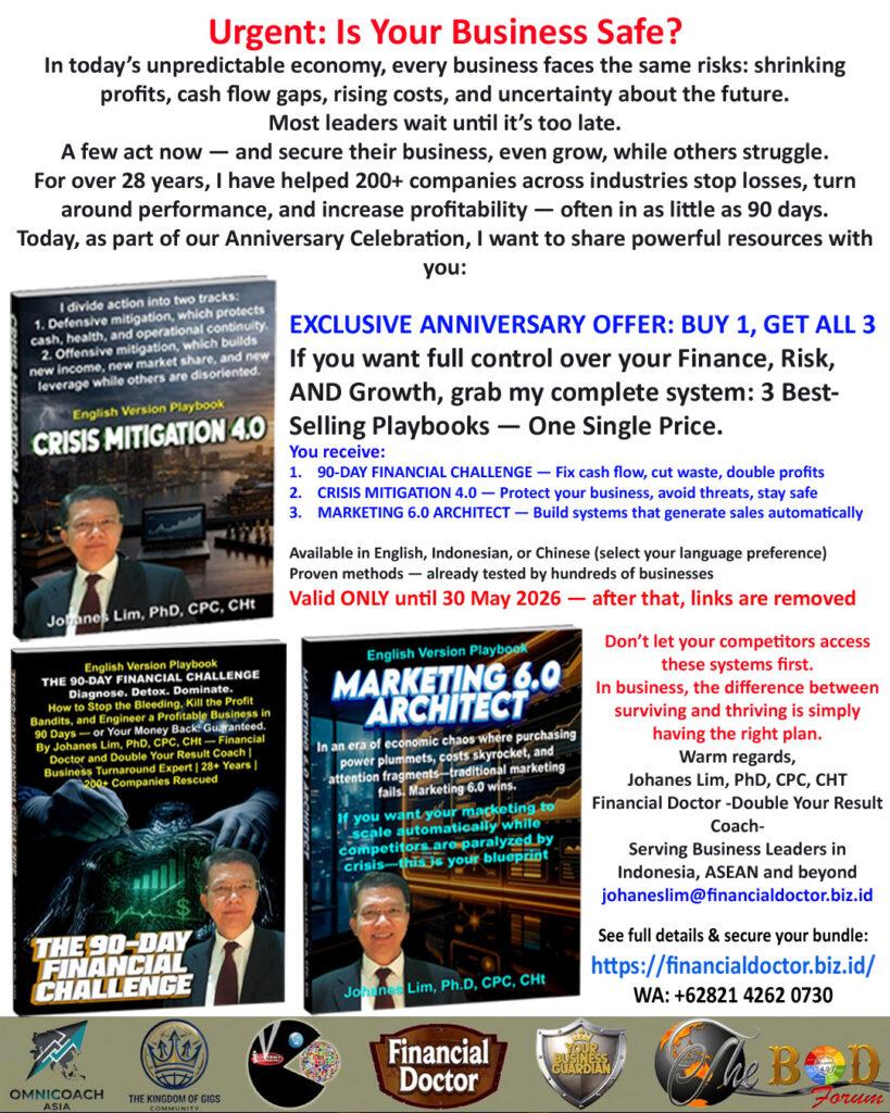bod, c-level, ceo, executive coaching, dr johanes lim, fractional CEO