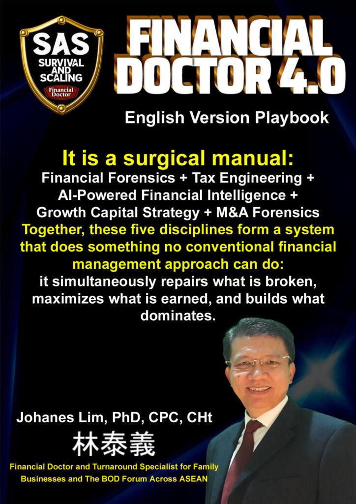 playbooks doctor Johanes Lim, solusi bisnis, profit bisnis, problem bisnis, Financial Doctor